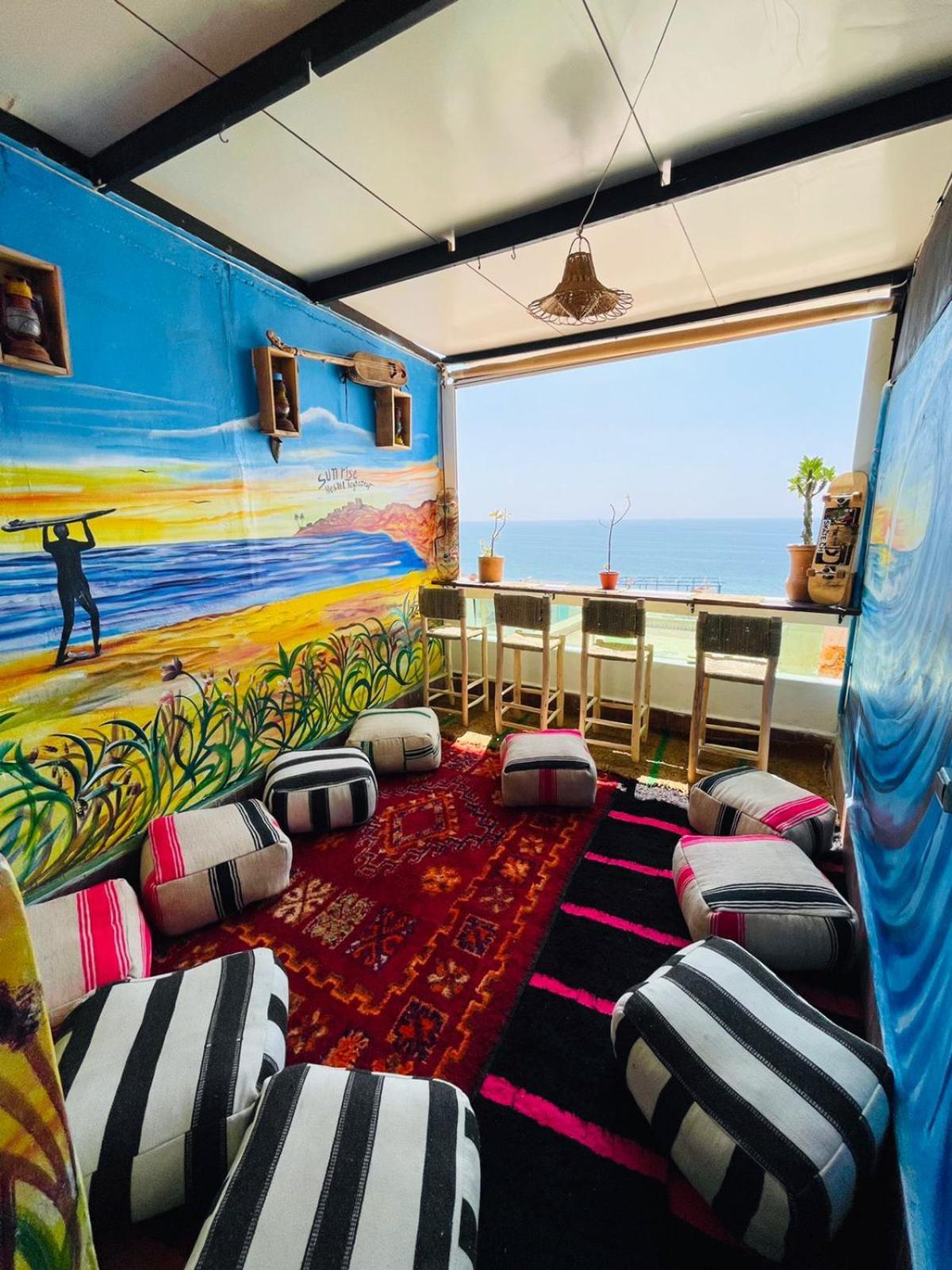 Sunrise Hostel Taghazout Esterno foto